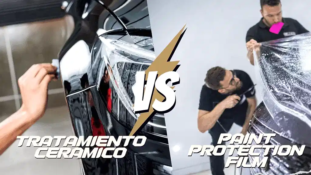 tratamiento cerámico vs paint protection film