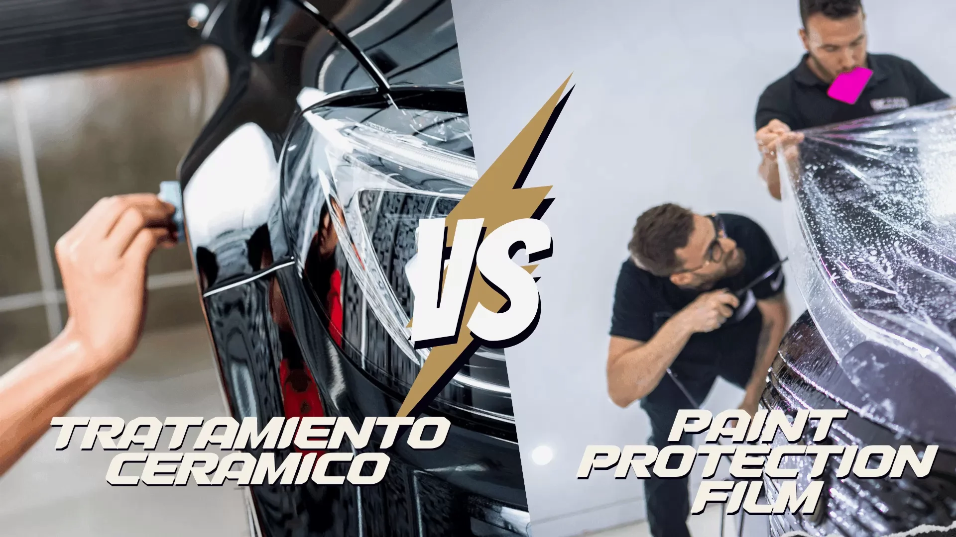 tratamiento cerámico vs paint protection film