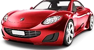coche rojo